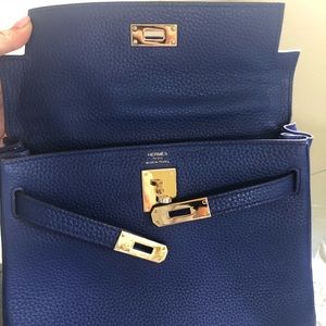 Royal blue kelly crossbody